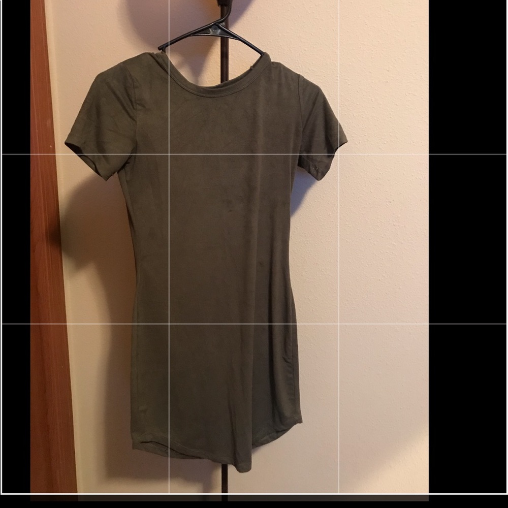 Dark green dress